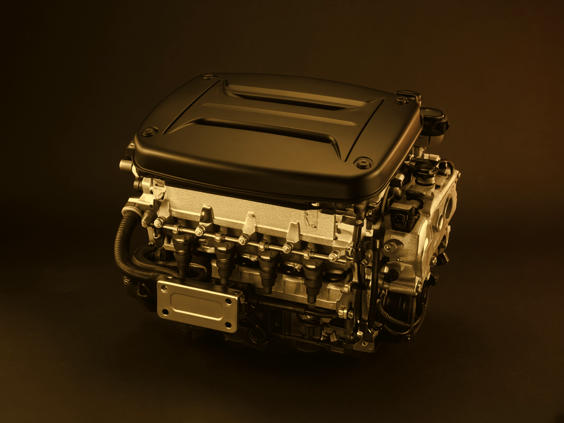 Compact four-cylinder diesel
