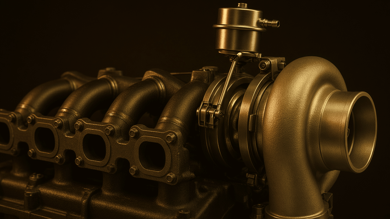 Turbo and manifold detail